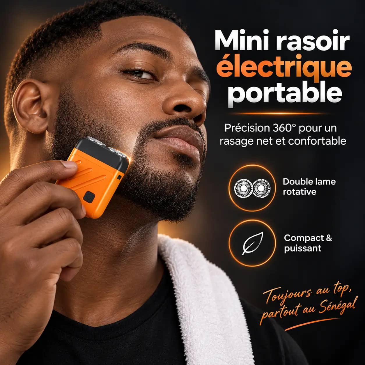 Mini Rasoir Électrique pour Hommes - Votre rasage parfait !